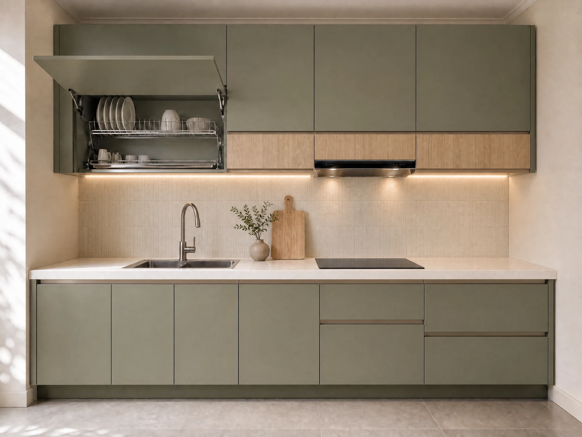 8ft kitchen — sage & oak